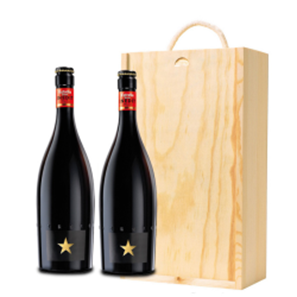 Buy Inedit Damm 75cl Twin Wooden Gift Box Set